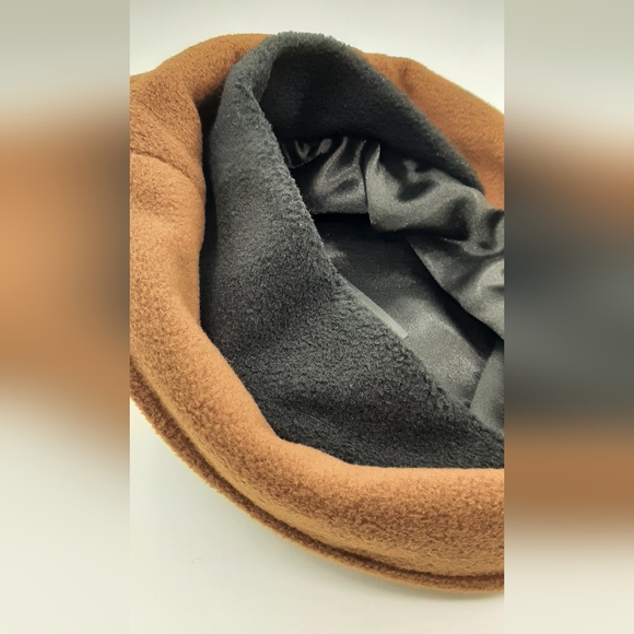 Vintage Hat Shop Beau Chapeau Mad Cap Women's Brown Fabric Hat Hand Crafted - Picture 9 of 10